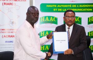 Signature de convention à la HAAC : Afrik Chrono TV légalement reconnue