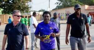 Partenariat HBC Nantes-FBHB : Espoirs HBC de Parakou reçoit la visite du Président Gaël Pelletier et de Rock Feliho