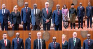 Diplomatie : Patrice Talon reçoit les lettres de créance d’une douzaine d’Ambassadeurs