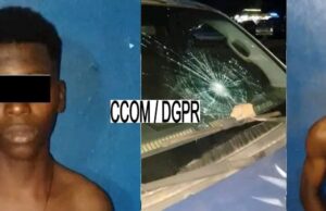 Bénin : un véhicule de police criblé de pétards et de pierres, 2 individus arrêtés