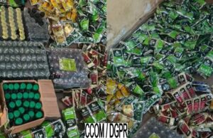 Boissons prohibées : saisie massive de liqueurs en sachets plastiques dans une boutique