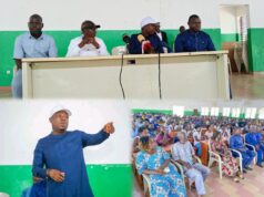 Tournée nationale de mobilisation : le ministre conseiller Jonas Hantan expose les progrès de la décennie Talon aux jeunes de Lokossa et engage les primo-votants pour un vote massif