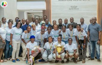 Beach Handball : sacrées championnes d’Afrique, les Amazones du Bénin reçues avec les honneurs à la Cité ministérielle