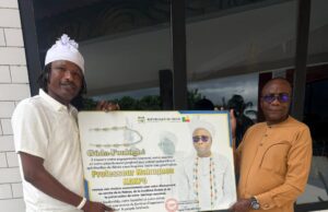 Rayonnement de la culture vodun au Bénin : Sa Majesté Togbé Yédy rend hommage au parcours d’exception du Prof Mahougnon Kakpo