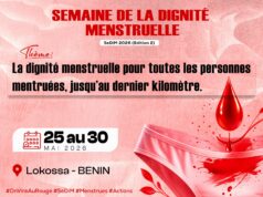 2è édition de la semaine de la dignité menstruelle ( SeDiM) : 7 jours d’engagement citoyen pour briser les tabous des menstrues dans le Mono