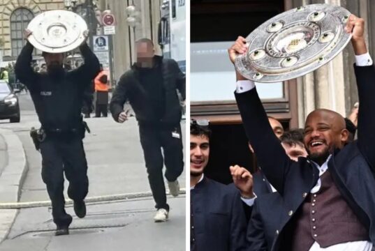 Célébration de titre au Bayern Munich : Vincent Kompany confond le trophée de champion avec une assiette et l’oublie dans sa cuisine
