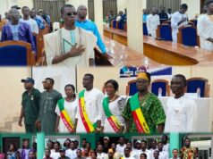 Installation de la Mairie des Jeunes de Lokossa : Martial José Zounon et son équipe prêtent serment sous le signe de l’engagement citoyen et de l’impact social