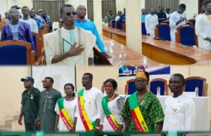 Installation de la Mairie des Jeunes de Lokossa : Martial José Zounon et son équipe prêtent serment sous le signe de l’engagement citoyen et de l’impact social