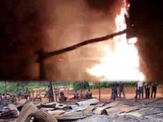 Incendie à Houéyogbé : un atelier de menuiserie entièrement consumé par les flammes à Danzounmè, d’importants dégâts matériels enregistrés
