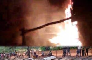 Incendie à Houéyogbé : un atelier de menuiserie entièrement consumé par les flammes à Danzounmè, d’importants dégâts matériels enregistrés
