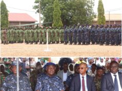 Bèmbèrèkè : 895 recrues de la Police et des Écoréfugiés présentées au drapeau