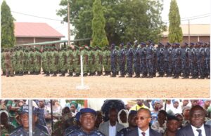 Bèmbèrèkè : 895 recrues de la Police et des Écoréfugiés présentées au drapeau